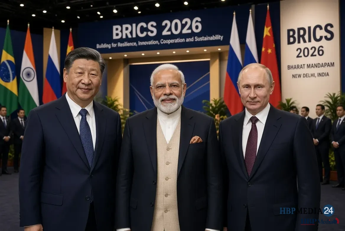 BRICS-top in New Delhi met Modi, Poetin en Xi
