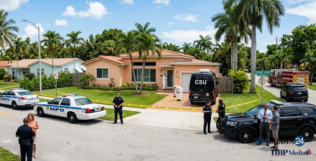 Politieonderzoek bij woning in Miami na brandstichting en verdenking van kindermishandeling