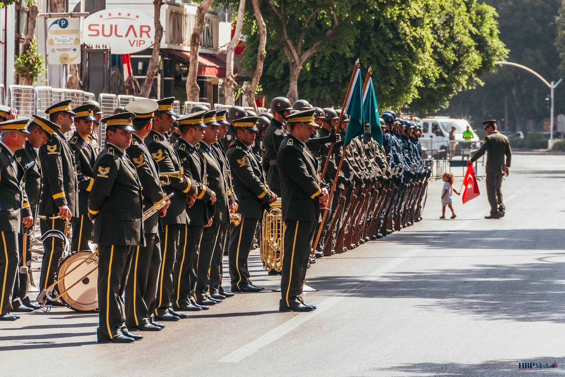 Iraanse Revolutionaire Garde tijdens een militaire parade in Teheran