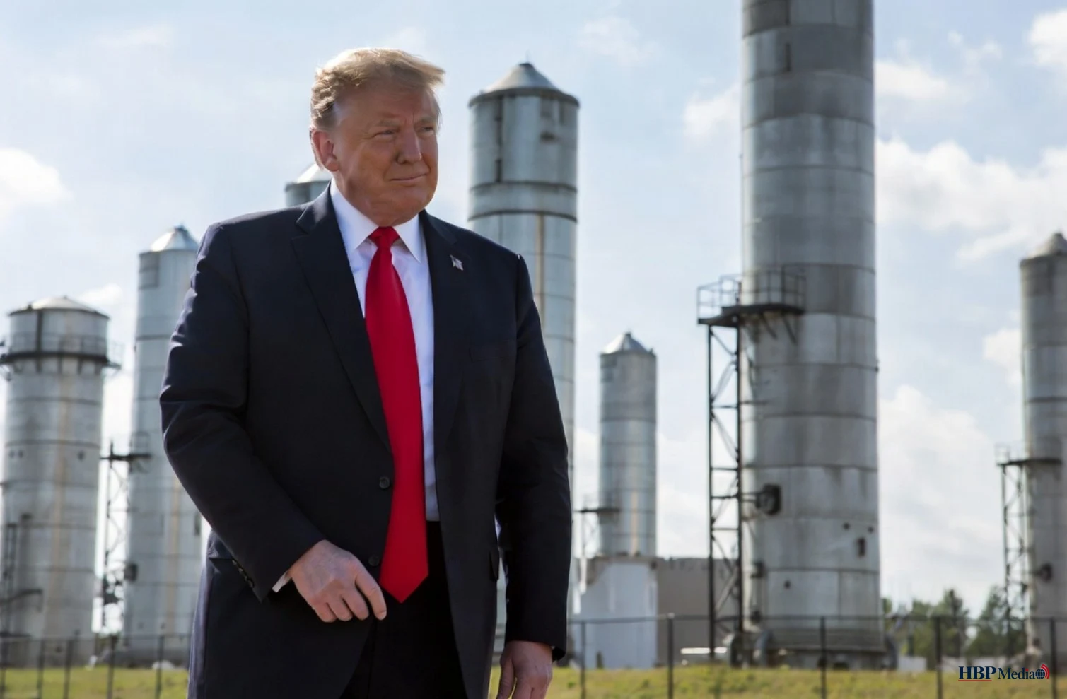 Donald Trump spreekt over het nucleaire programma van Iran.