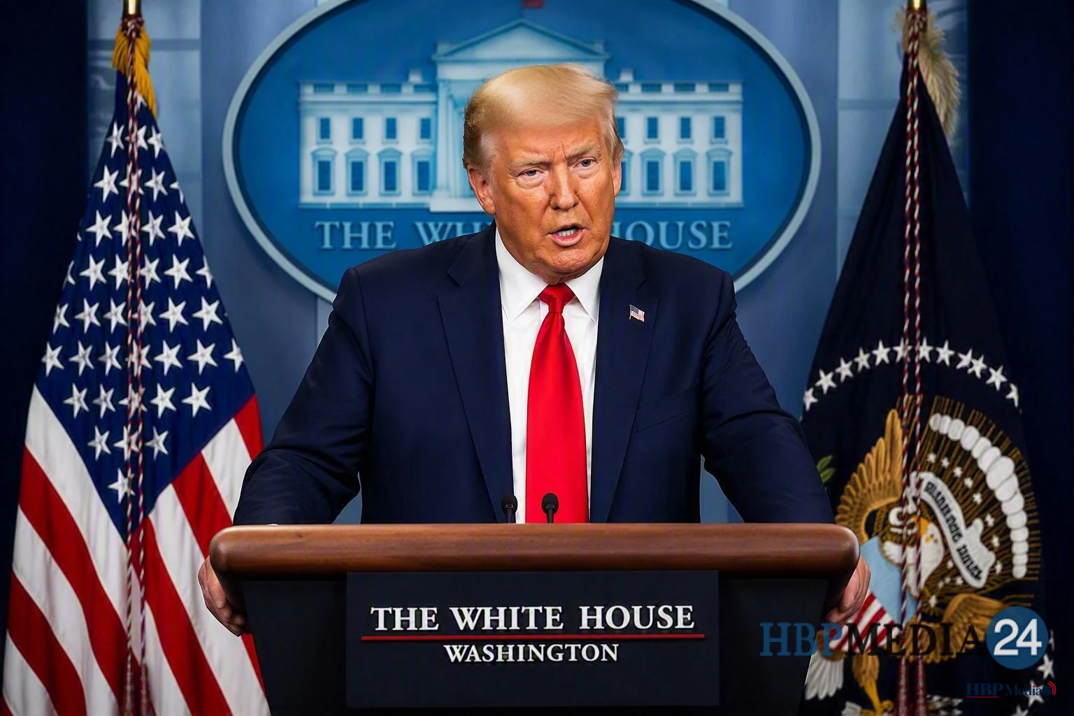 Trump eist aftreden van leden Internationaal Strafhof