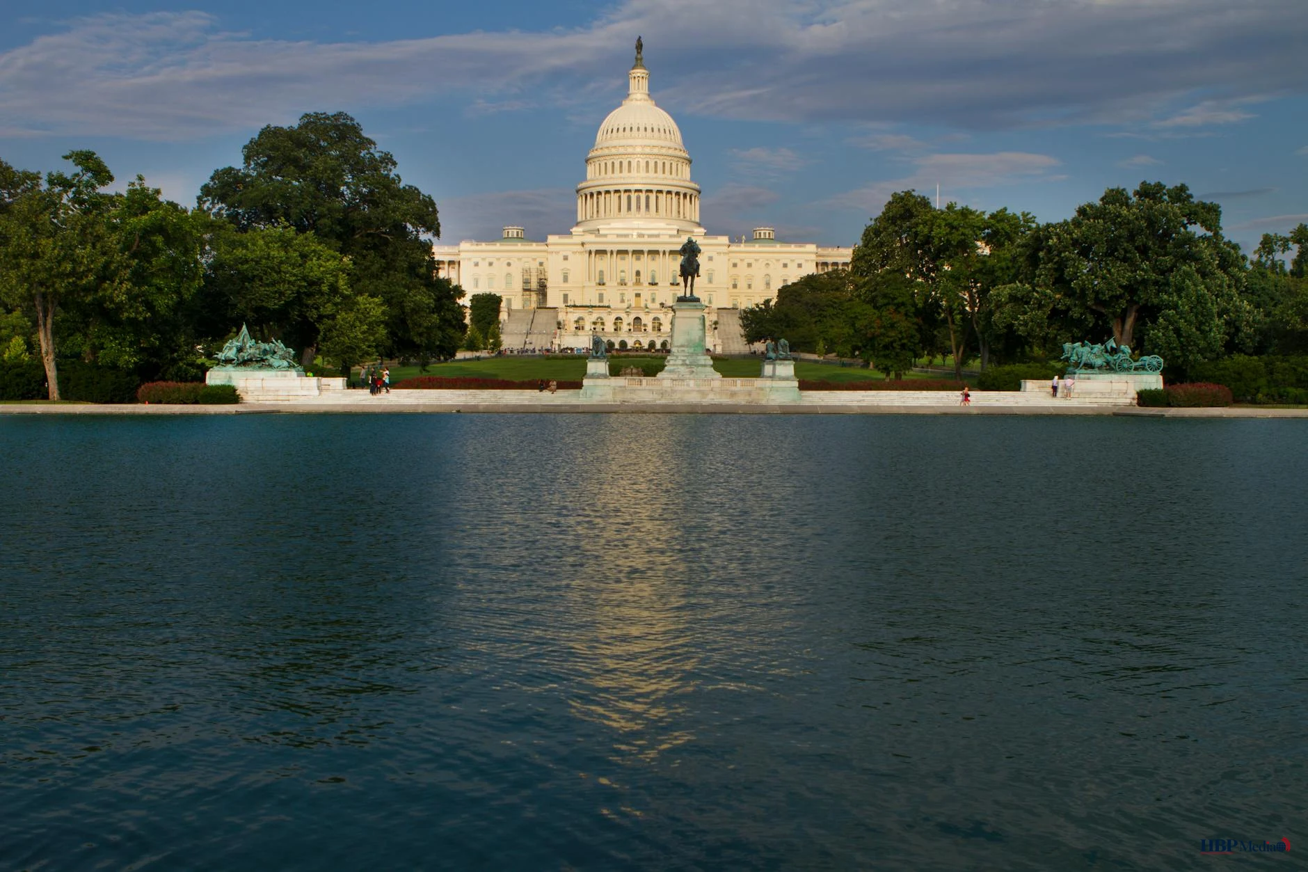 Het Capitool in Washington waar gedebatteerd wordt over de nieuwe Republikeinse kieswetplannen