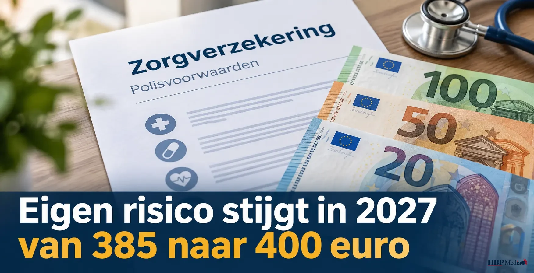 Eigen risico stijgt in 2027 van 385 naar 400 euro