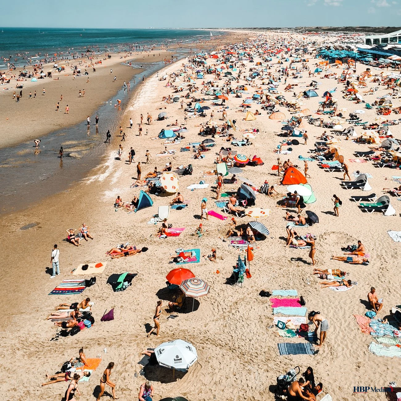 crowd of people on shore