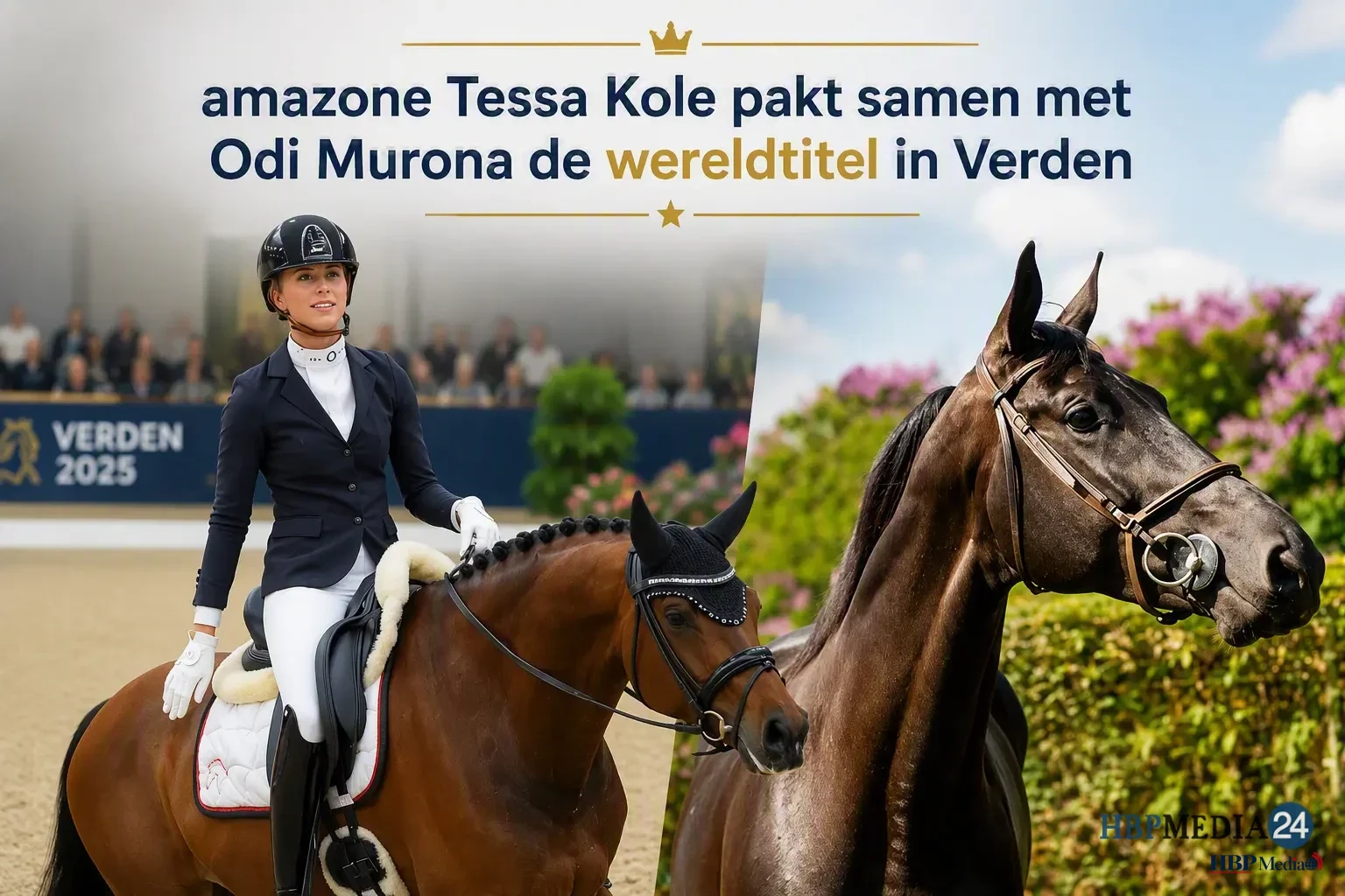 amazone Tessa Kole pakt samen met Odi Murona de wereldtitel in Verden