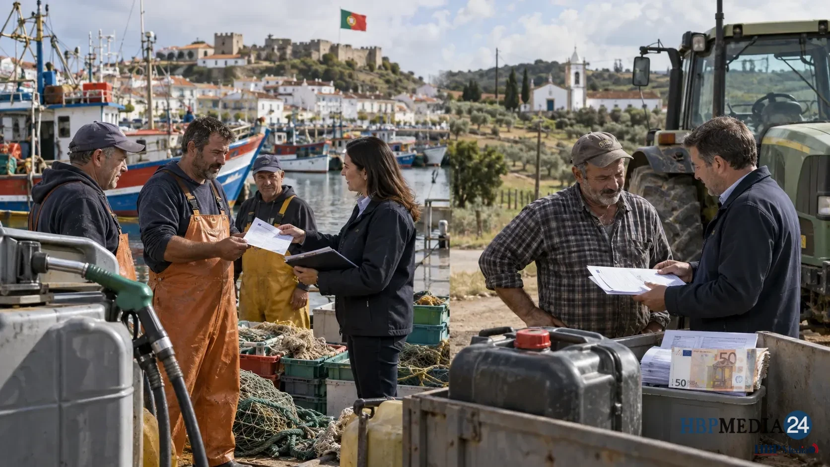 Portugese vissers en landbouwers krijgen steun voor hogere brandstofkosten