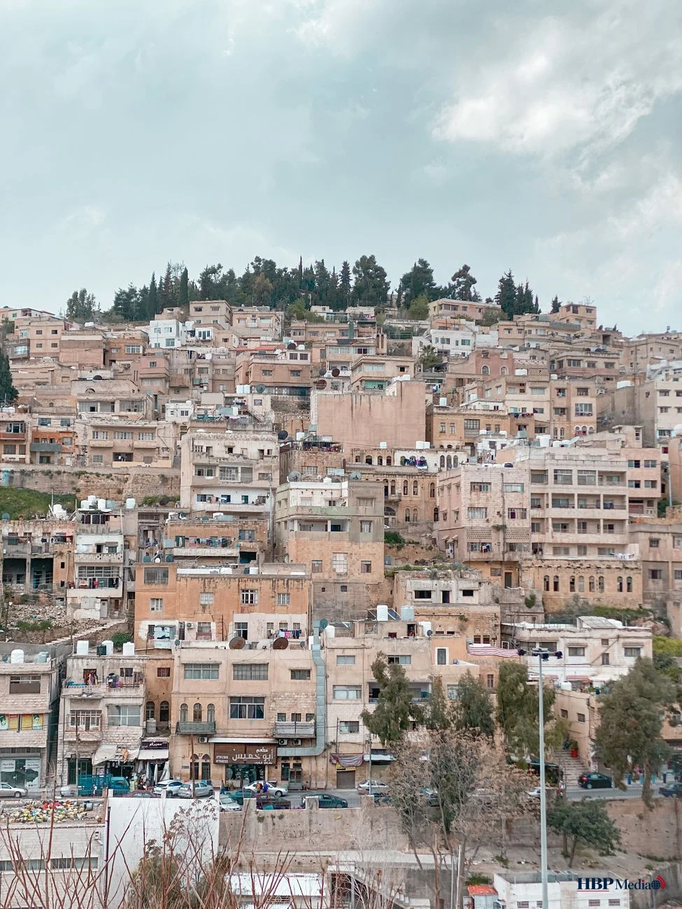 a town on a hill in israel