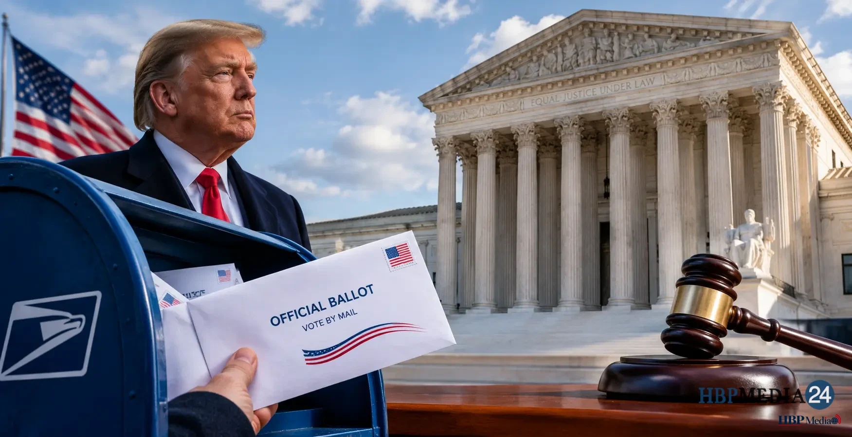 Poststemmen blijven doorgaan ondanks poging van Trump tot beperking