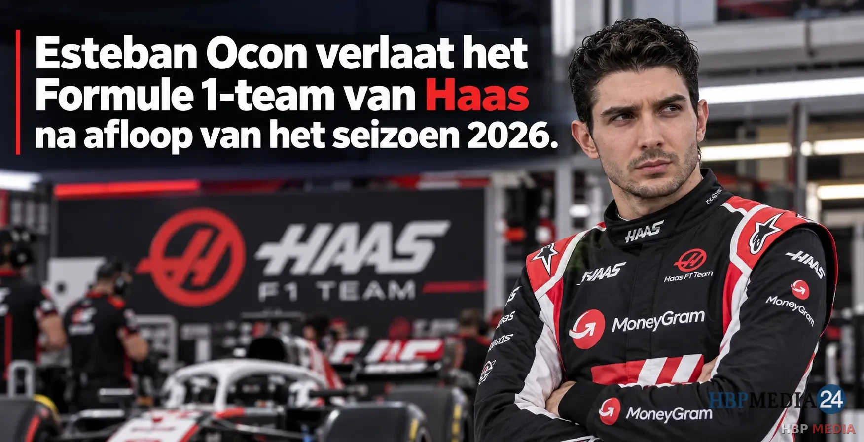 Esteban Ocon vertrekt na 2026 bij Haas