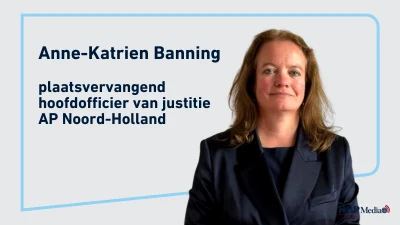 Portret van Anne-Katrien Banning, nieuwe plaatsvervangend hoofdofficier Noord-Holland.