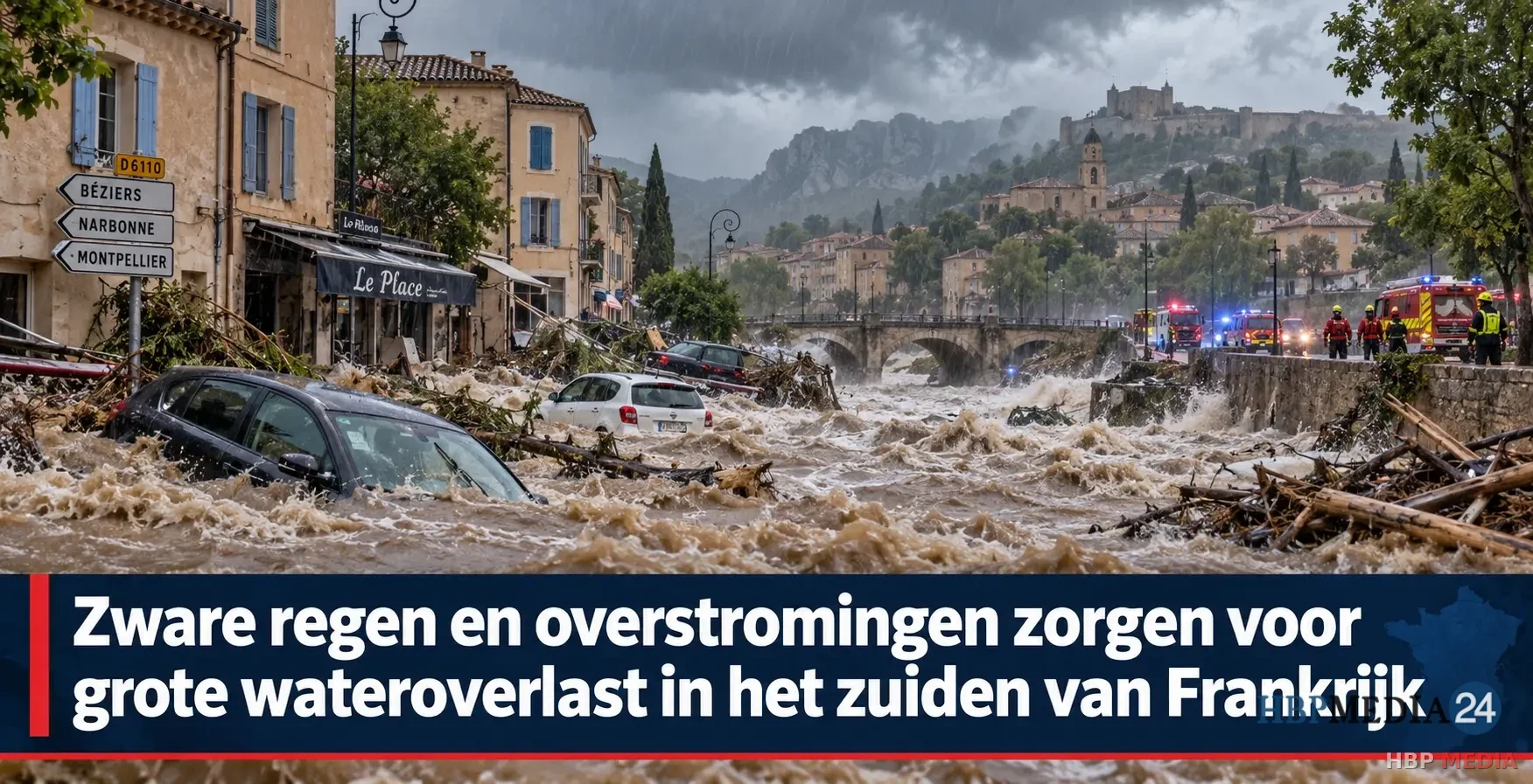 Code rood in Zuid-Frankrijk na ruim 330 mm regen