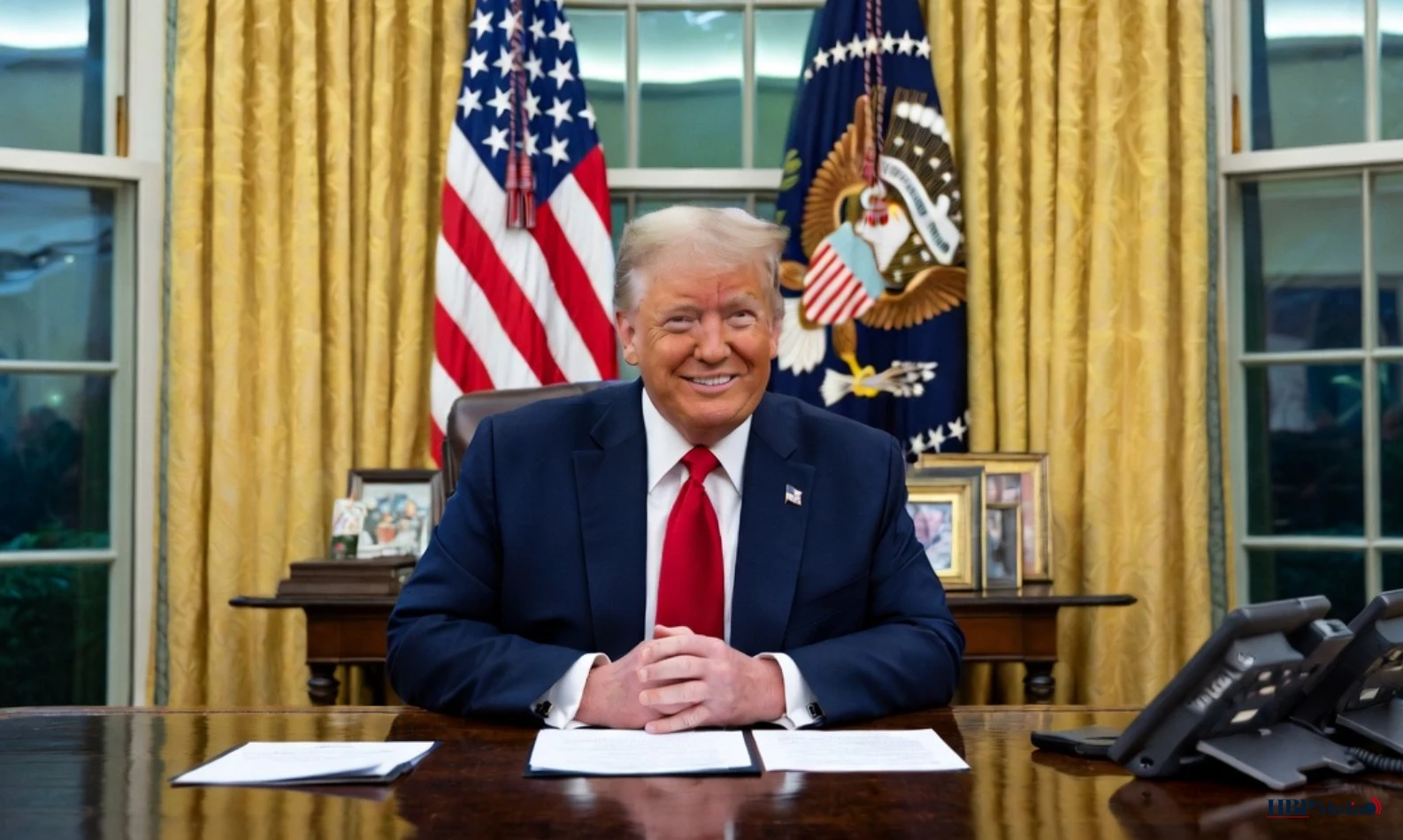 Donald Trump reageert op uitspraak in smaadzaak tegen Wall Street Journal.
