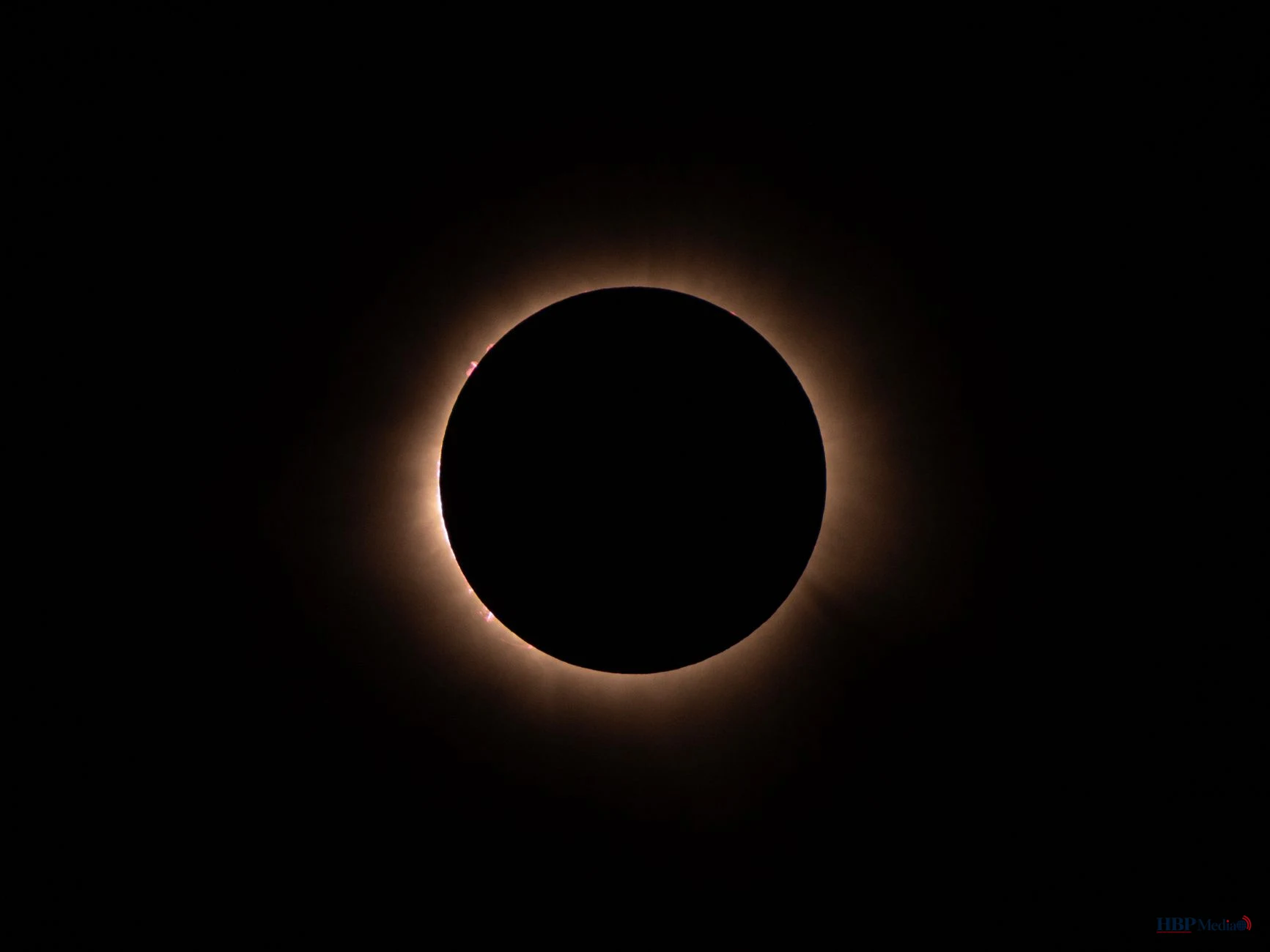 captivating solar eclipse in space
