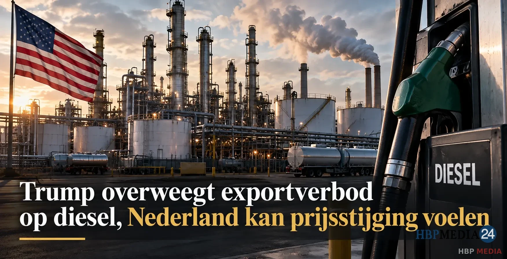 Trump overweegt exportverbod op diesel, Nederland kan prijsstijging voelen
