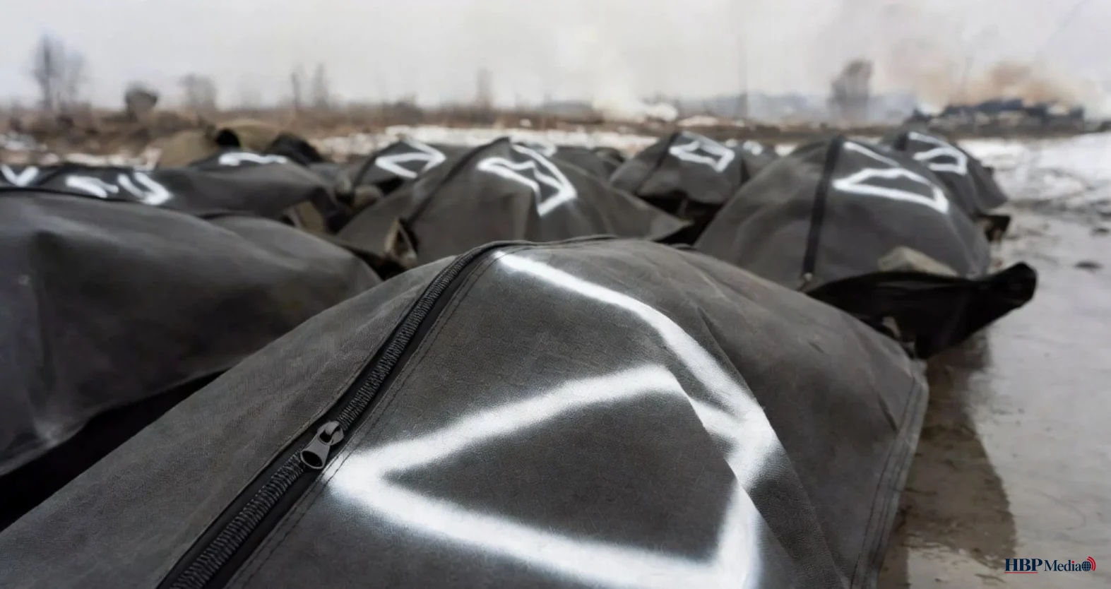 Oekraïense militairen aan het front tijdens de oorlog met Rusland