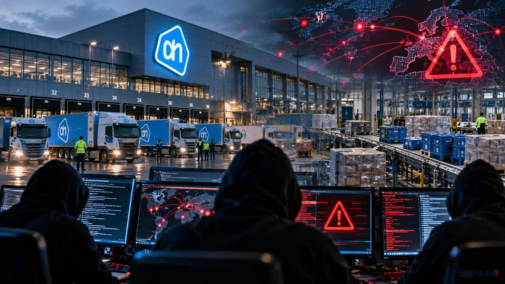 Albert Heijn getroffen door grote IT-storing met gevolgen voor distributiecentra en bevoorrading.