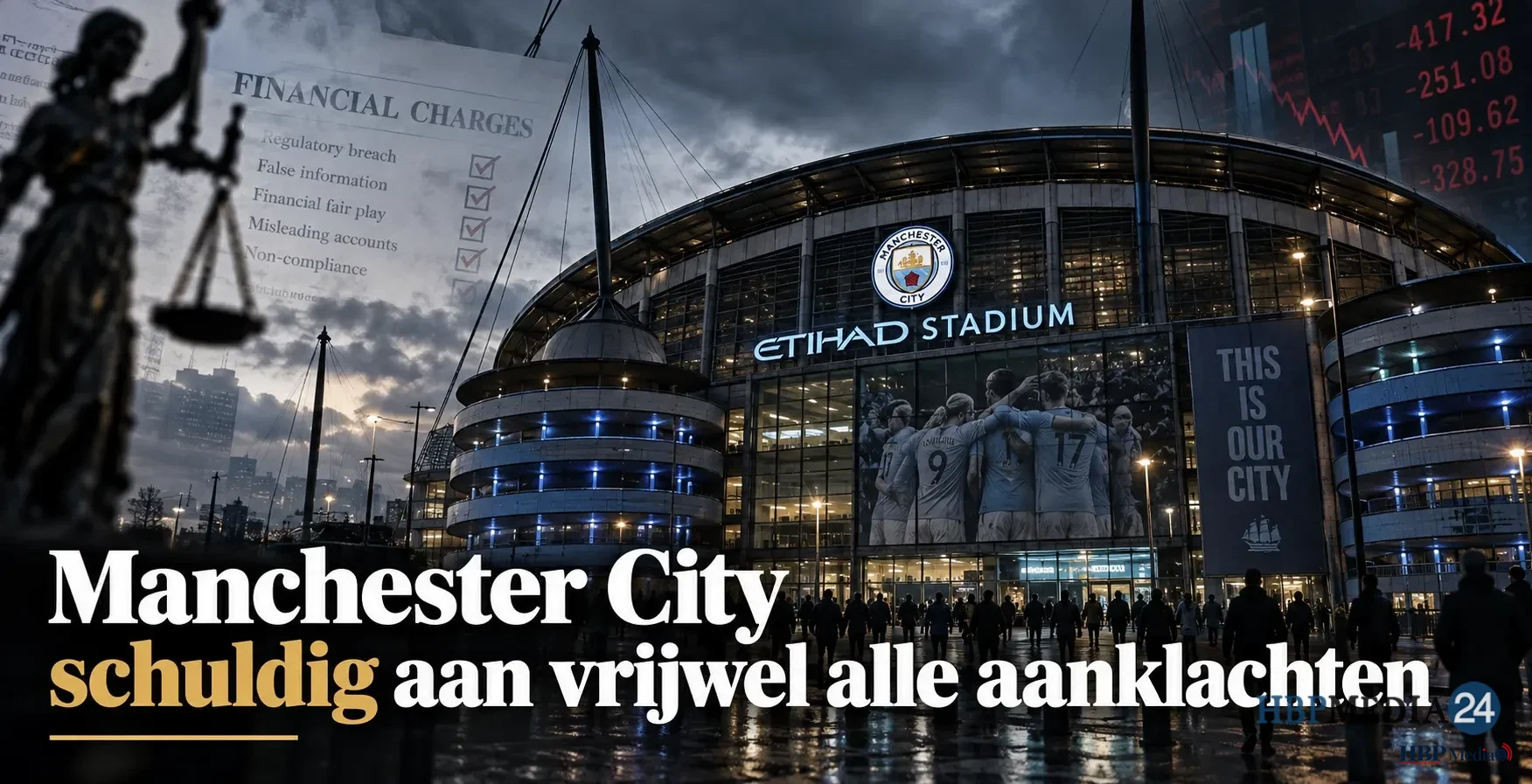 Manchester City schuldig aan vrijwel alle aanklachten