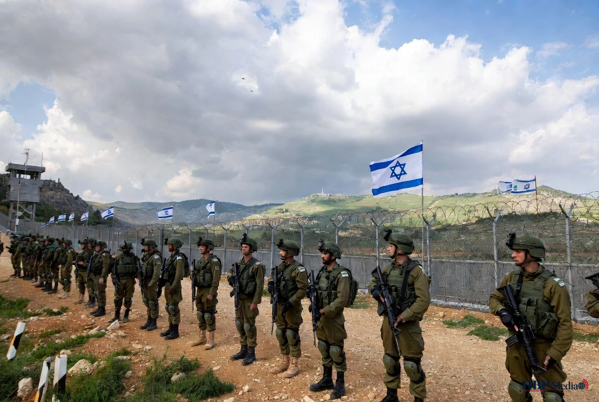 Israëlische militairen bij de grens met Libanon na het VS-Iran-akkoord
