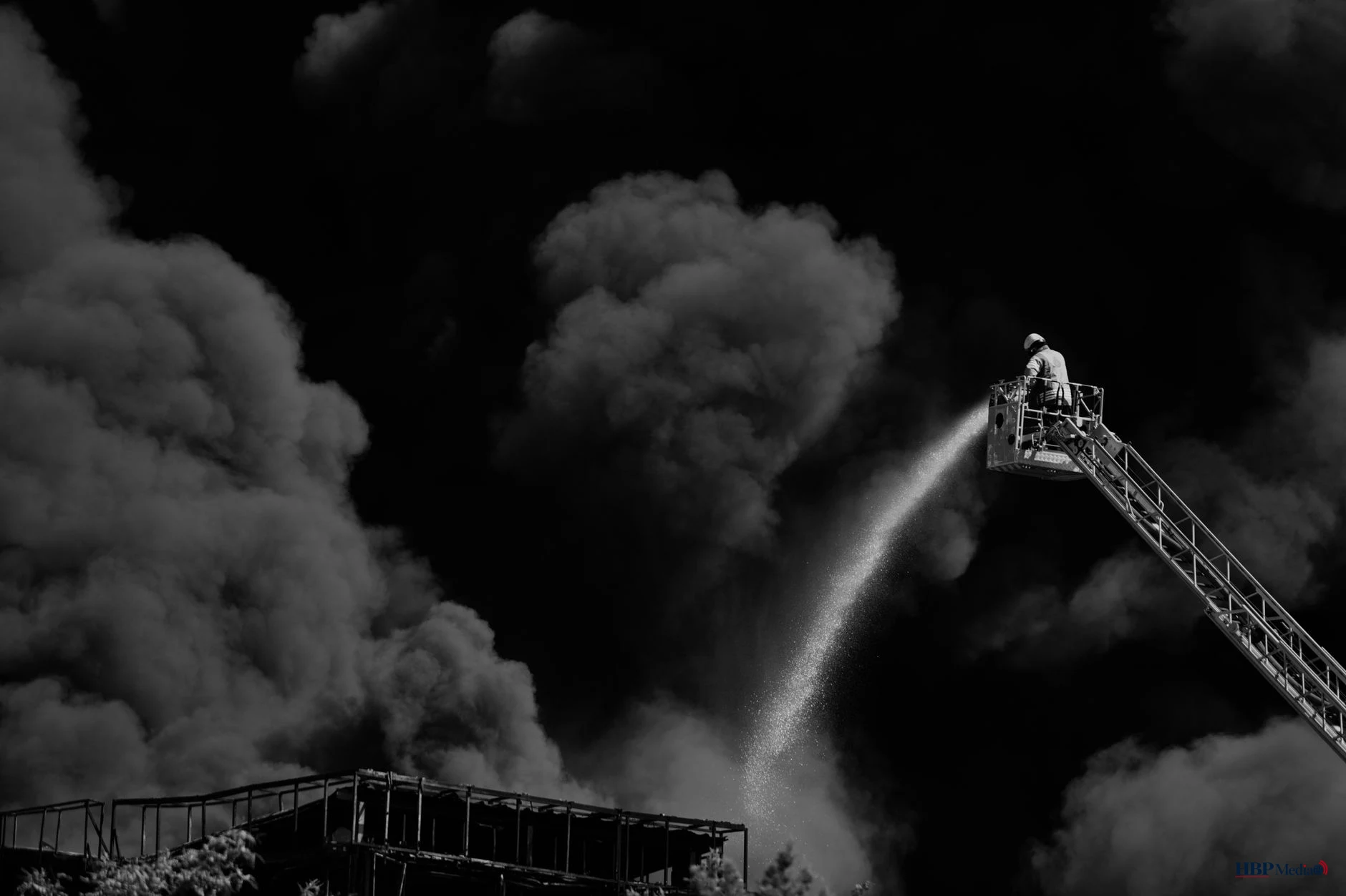 fireman extinguish fire