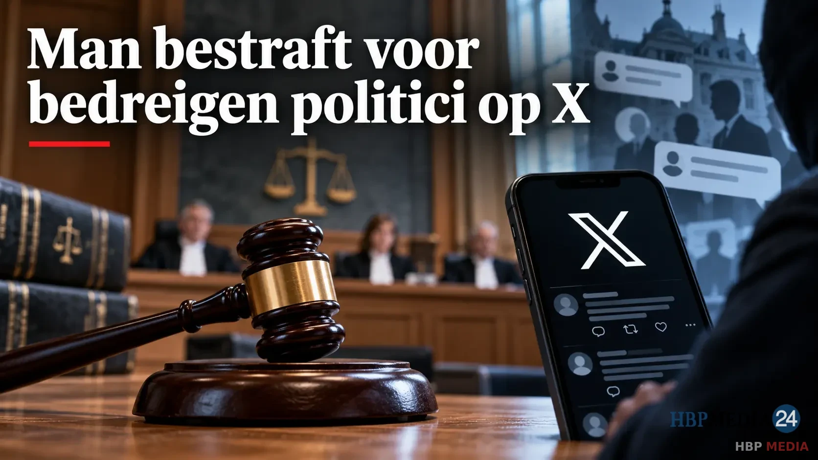 Rechtbank veroordeelt man voor bedreigingen en opruiing op X