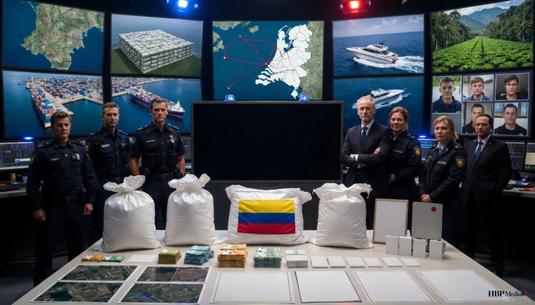 Politieonderzoek naar internationale drugshandel tussen Colombia en Nederland
