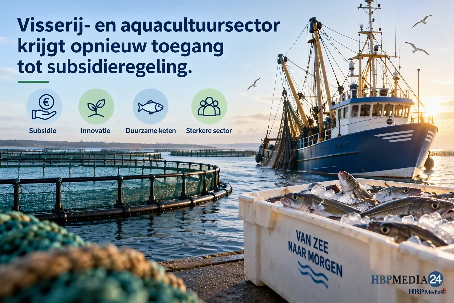 Meer subsidie voor innovatie in visserij en aquacultuur