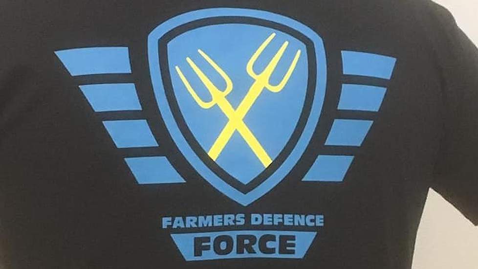 Protest van Farmers Defence Force bij overheidsgebouw in Nederland