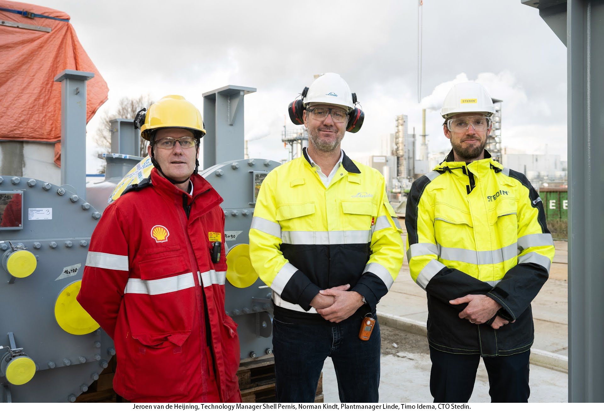 Energiehub van Shell en Linde in Pernis waar bedrijven lokaal stroom delen