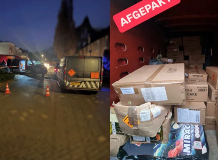 Politie onderzoekt bestelbus met grote hoeveelheid illegaal vuurwerk in Sint-Michielsgestel