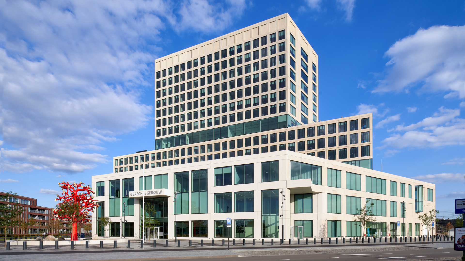 Het gerechtsgebouw van de Rechtbank Zeeland-West-Brabant in Breda waar de uitspraak plaatsvond.