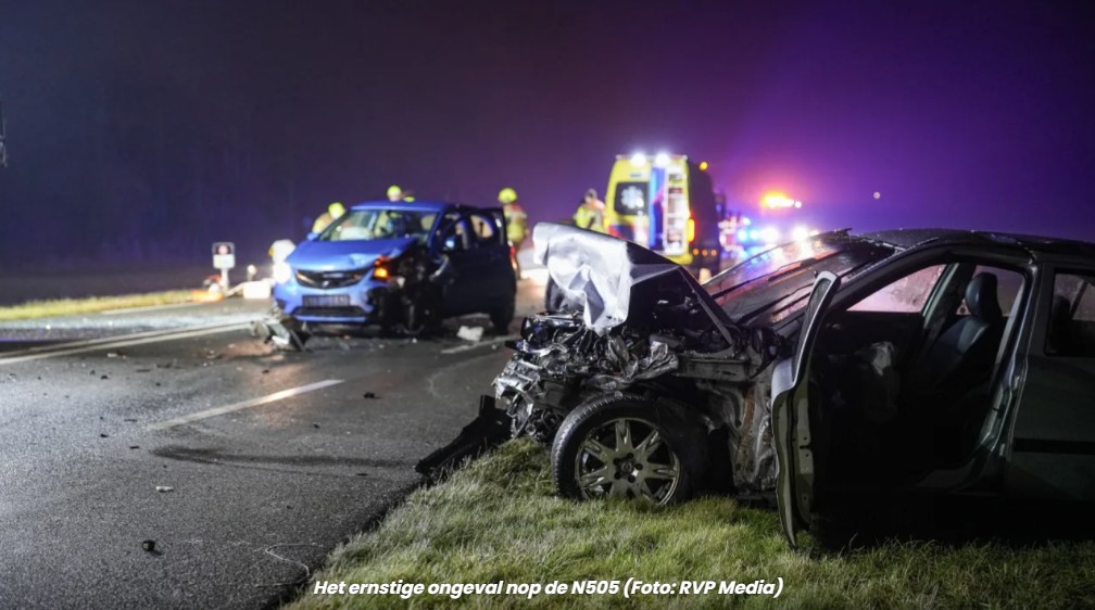 zel en gladheid op lokale wegen en fietspaden in het noordoosten van Nederland