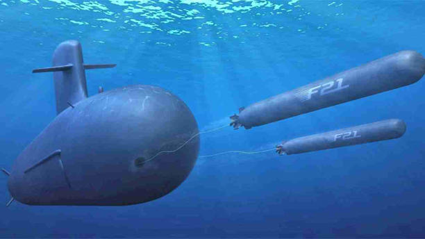 F21 Mk2 zware torpedo ontwikkeld door Naval Group voor moderne onderzeeërs