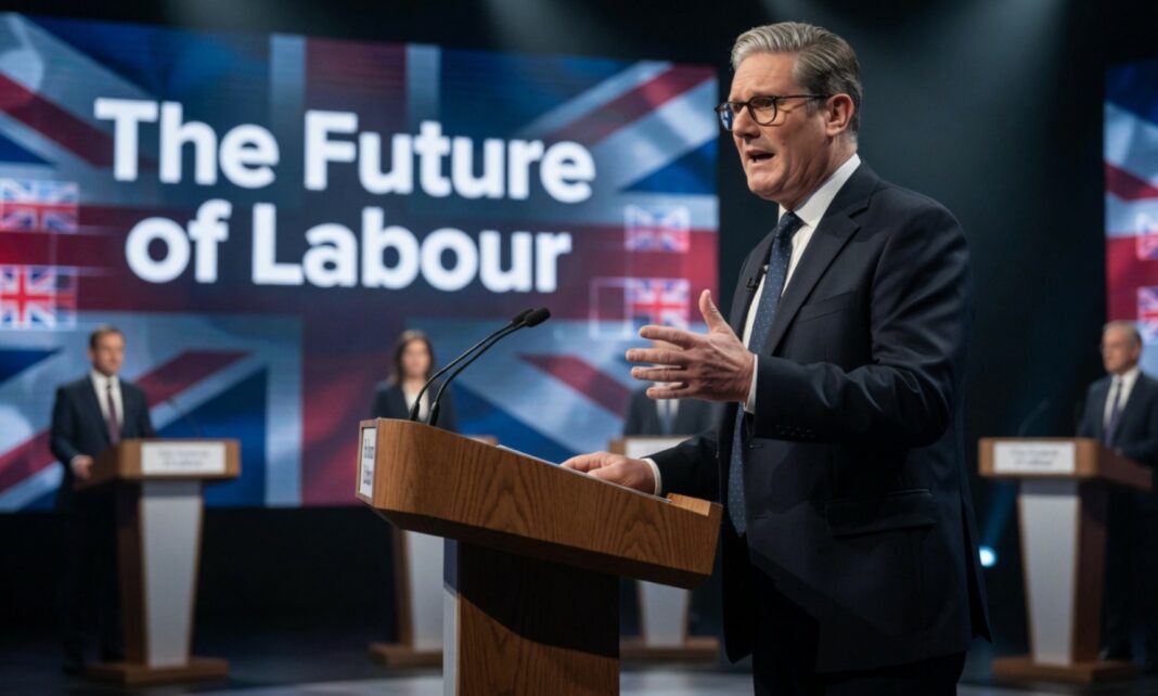 Labour zoekt koers na druk op premier Starmer Keir Starmer tijdens een politiek debat over de toekomst van Labour.