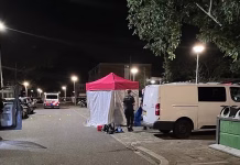 Man overleden na schietincident Roermond Politie en forensische recherche doen onderzoek na een dodelijk schietincident aan de Terbaansweg.