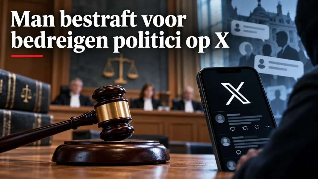 Rechtbank veroordeelt man voor bedreigingen en opruiing op X